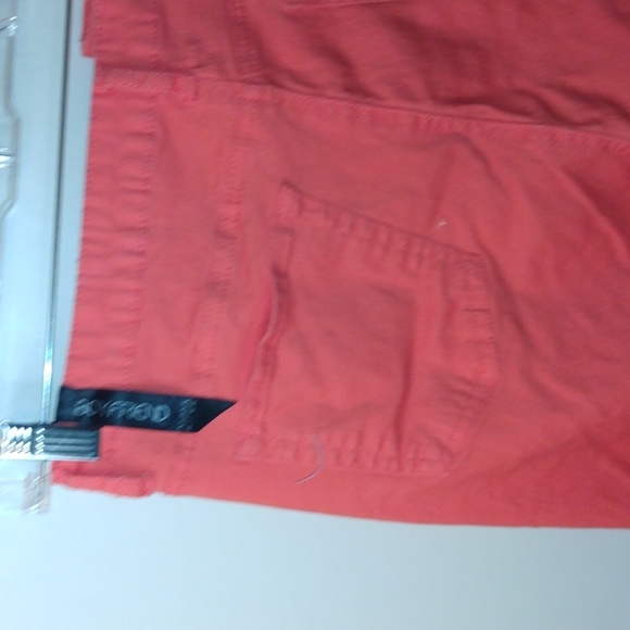 SILVER CRUSH ORANGE LONG PANT W HOLES SIZE 21 - Picture 7 of 9
